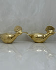 Vintage brass Birds-A Pair