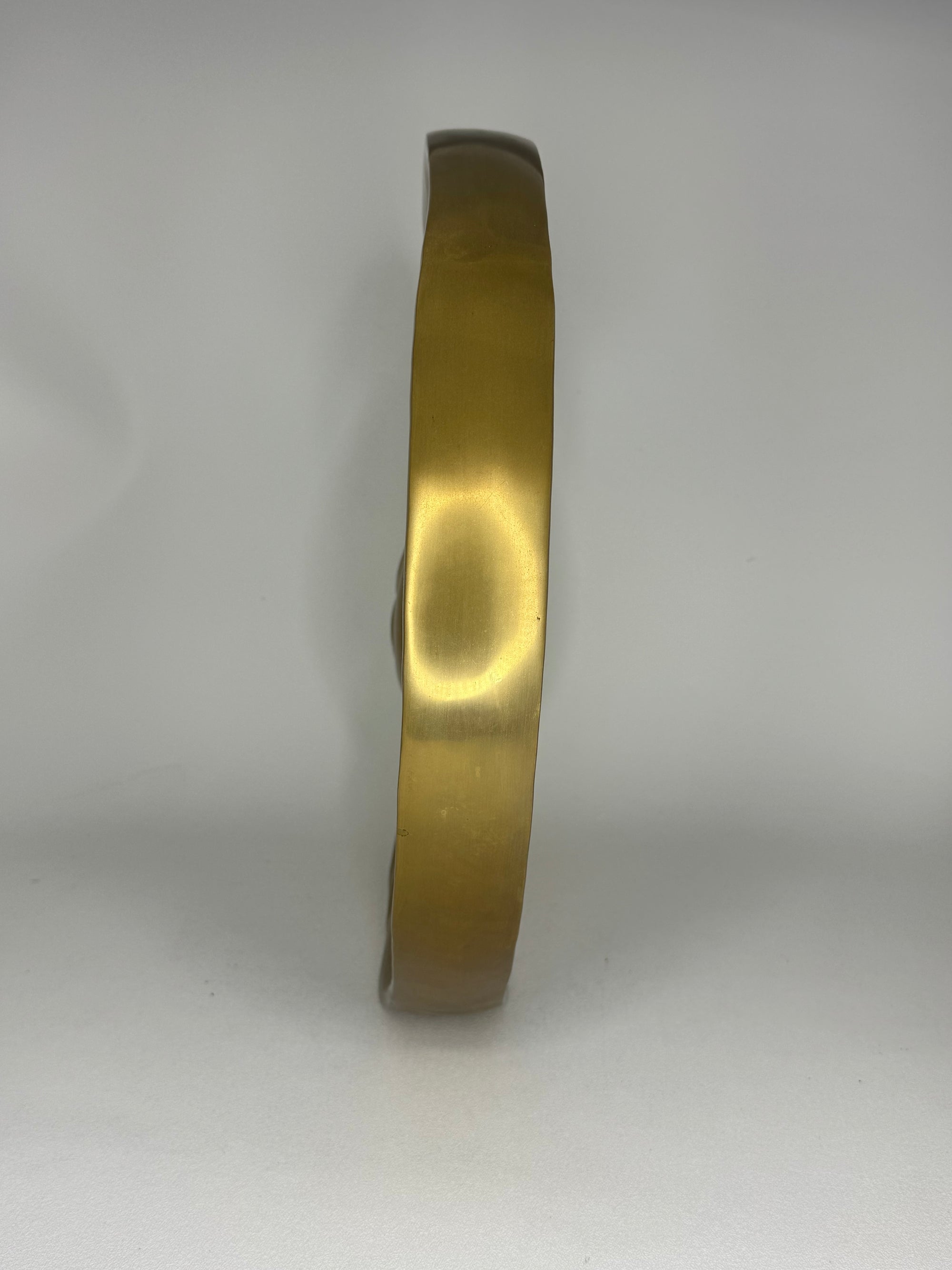 Dolbi Cashier 1984 Brass Swan Ring Sculpture – Large Mid Century Modern