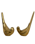 Vintage Brass Birds – Mid-Century Modern Dove Pair, Made in Korea