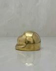 Sweet Vintage Brass Sleeping Cat