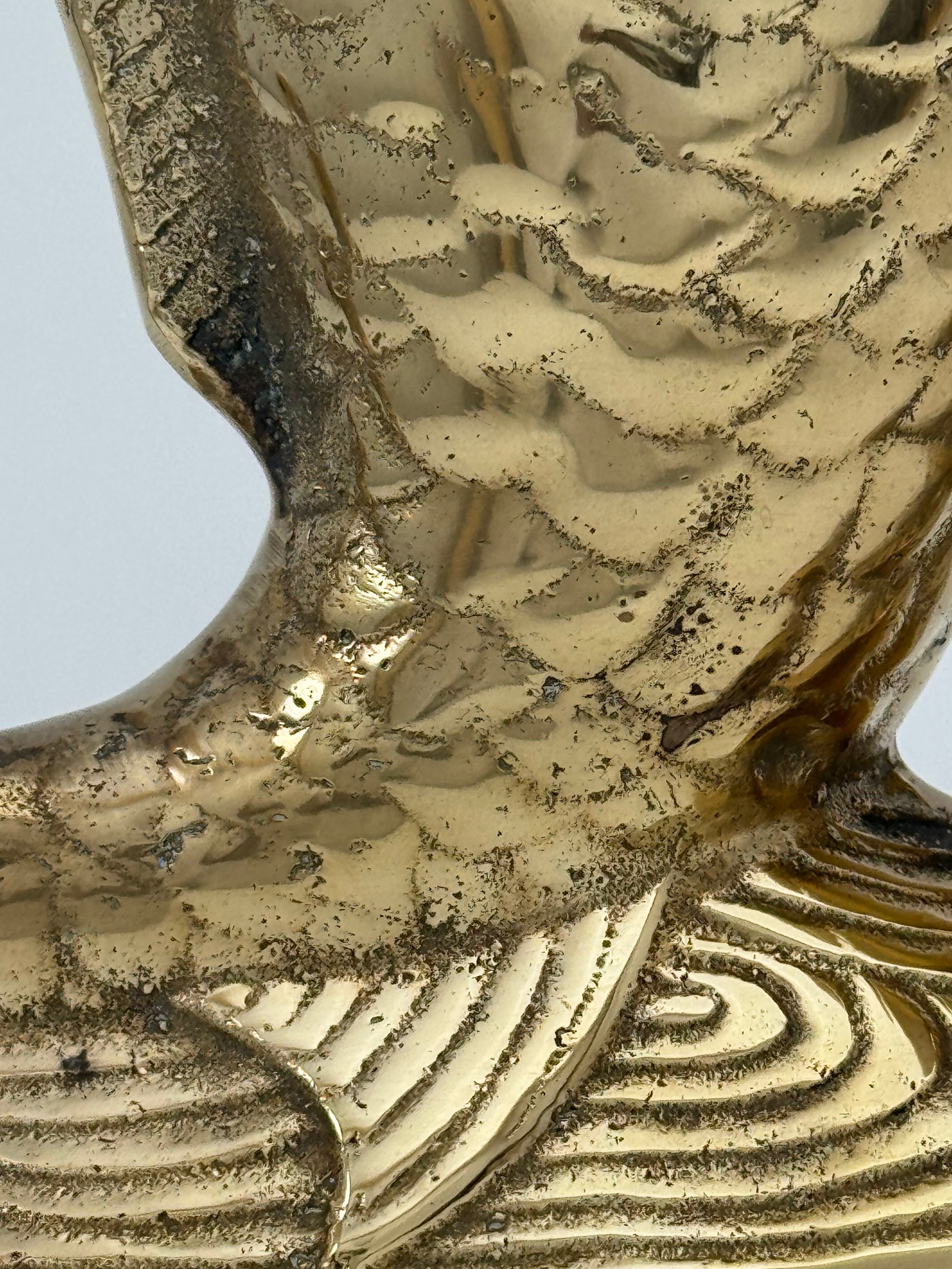 Vintage Brass Koi Fish Bookends | Mid Century Modern Fish Vases | Hollywood Regency Coastal Decor – Pair