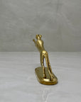 Vintage Brass Panther on Stand