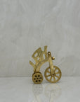 Vintage Brass "Hell on Wheels" Bicycle