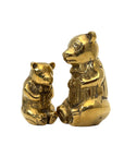 Vintage Brass Bear Figurines | Dapper Bowtie Duo