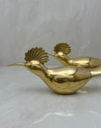 Vintage brass Birds-A Pair