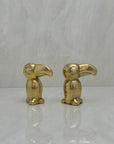 Small Vintage Brass Toucans-A Pair