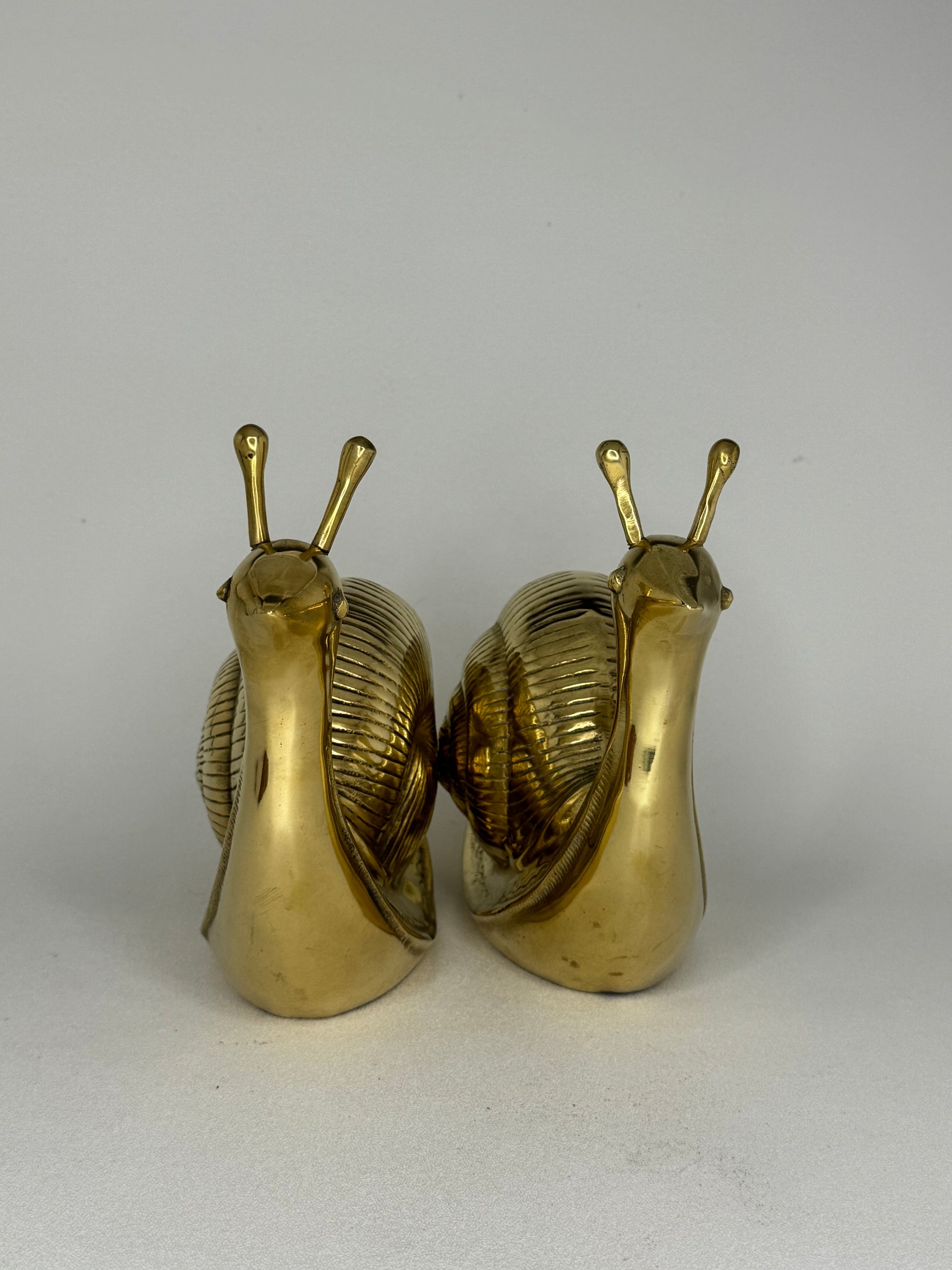 Vintage Brass Snails-A Pair