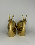 Vintage Brass Snails-A Pair