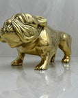 Large Vintage Brass Bulldog