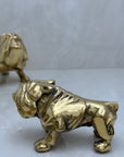 Pair of Vintage Brass Bulldogs - A Tribute to Fatherhood and Friendship