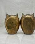 Vintage Brass Owl Bookends-A Pair