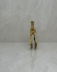 Vintage Brass Rocking Horse Figurine