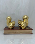 Vintage Brass MCM Squirrels-A Pair