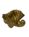 Vintage Brass Clam Shell Bowl – Hollywood Regency Mid-Century Accent