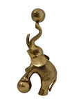 Vintage Brass Balancing Elephant