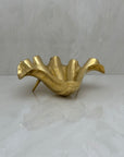 Vintage Brass Seashell Trinket Dish