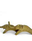 Vintage Brass Elephants- A Pair