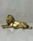 Highly Detailed Vintage Brass Lion