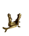 Vintage Brass Mermaid Pair