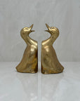 Vintage Brass Duck Bookends-A Pair