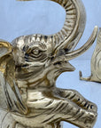 Vintage Brass Elephants-A Pair