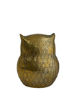 Vintage Brass Owl Coin/Wish Bank