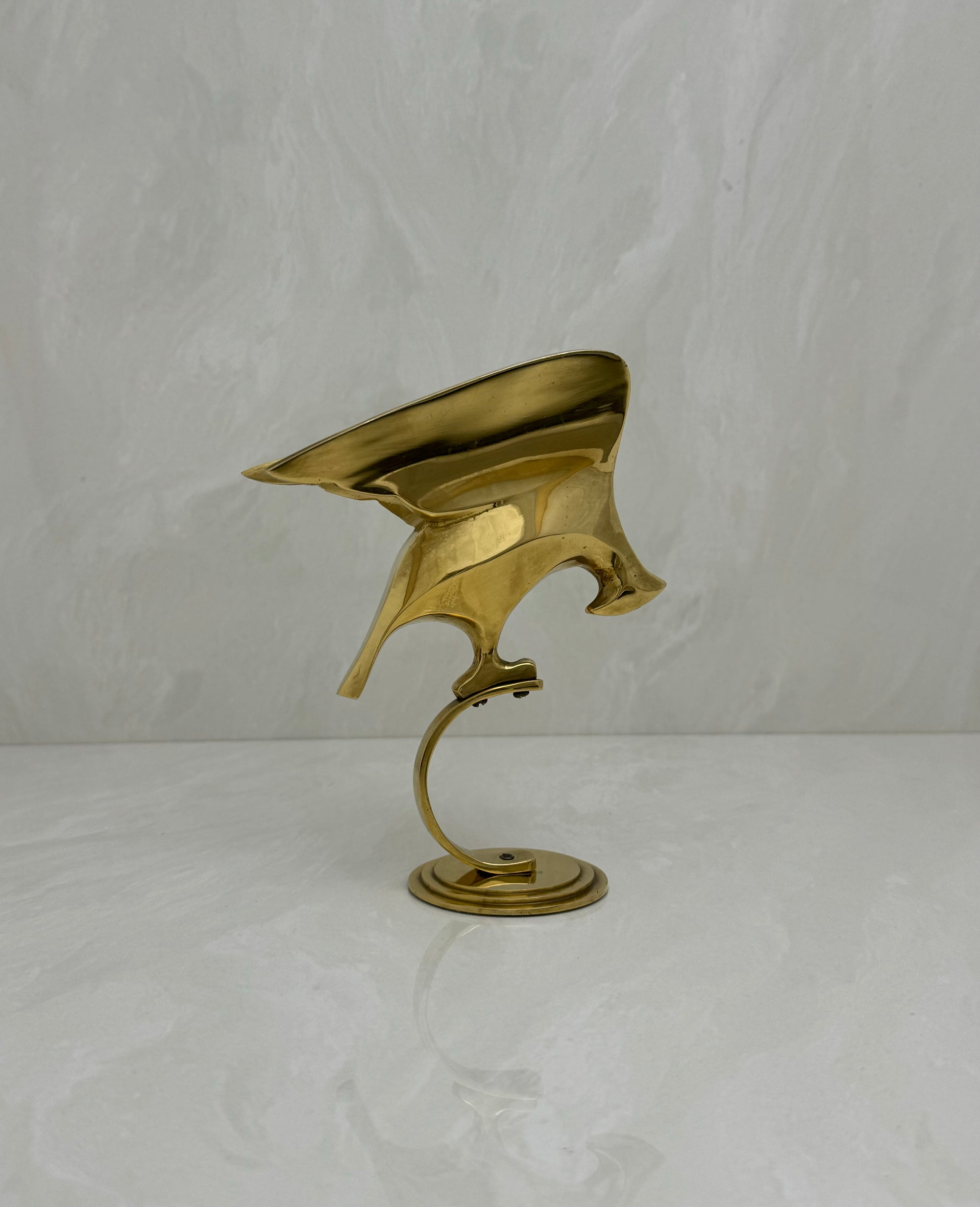 Vintage Brass Falcon