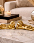 Vintage Brass Frogs in Beach Attire-A Pair