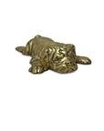 Vintage Brass Bored Bulldog