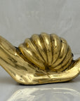 Vintage Brass Snail