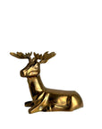 Vintage Brass Reindeer Sculpture