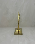 Vintage Brass Gymnast/Yoga Lady Statue