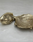 Vintage Brass Fish Trinket Dish