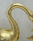 Vintage Brass Flamingos-A Pair