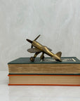 Small Vintage Brass Airplane