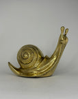 Vintage Brass Snail-Large