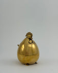 Vintage Brass Hen Lidded Container