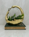 A Vintage Brass Bird Basket/Planter Or Cachepot- By Penco Industries