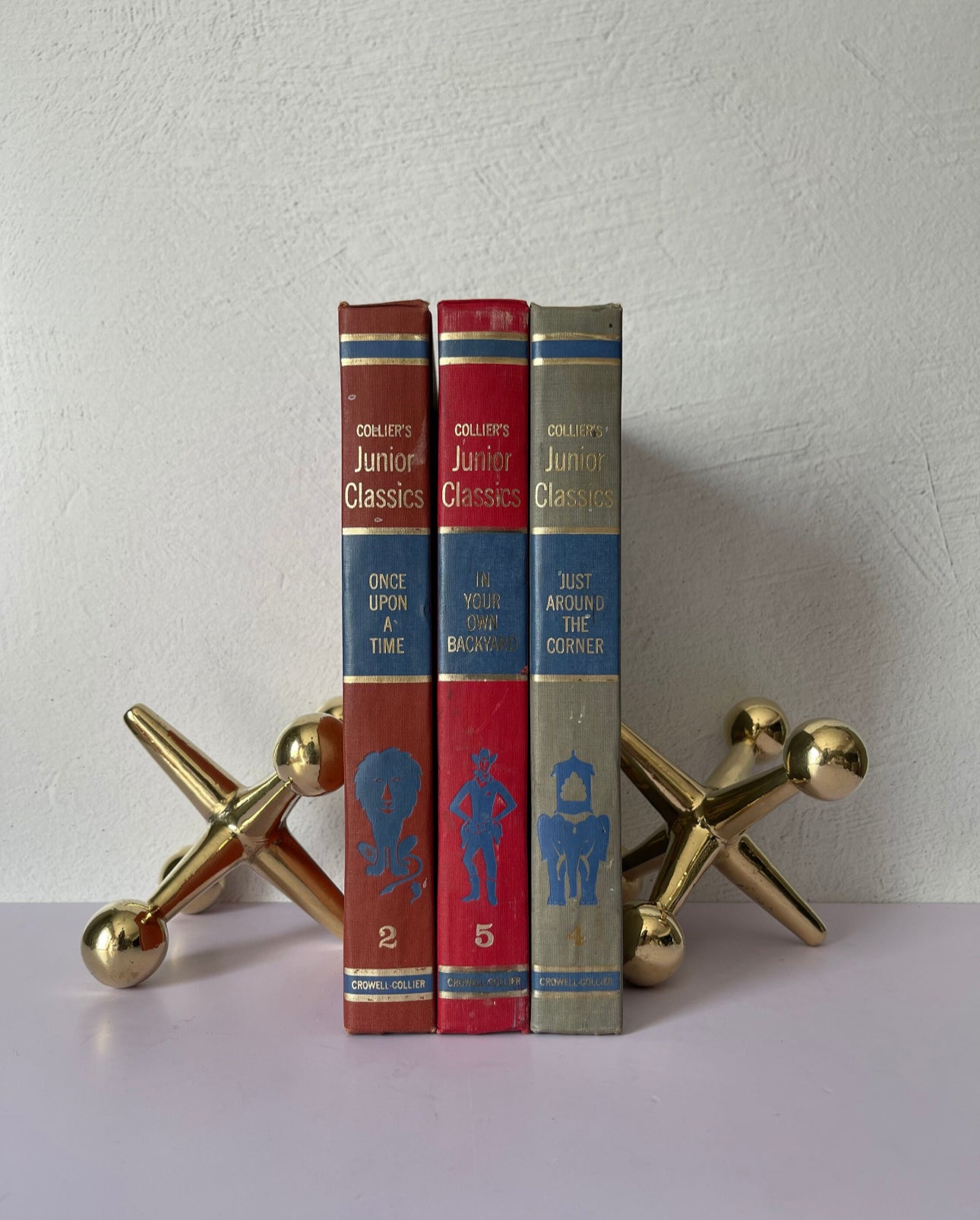 Vintage Brass Jax- A Pair