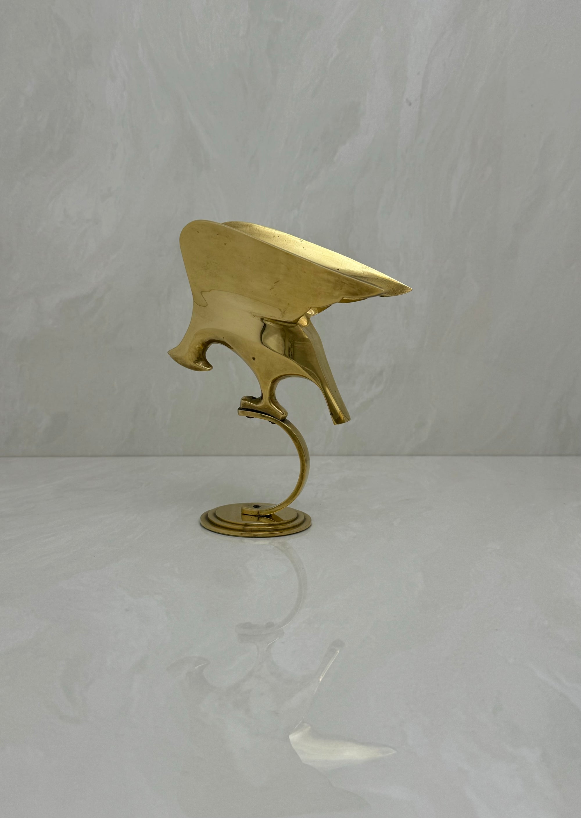Vintage Brass Falcon