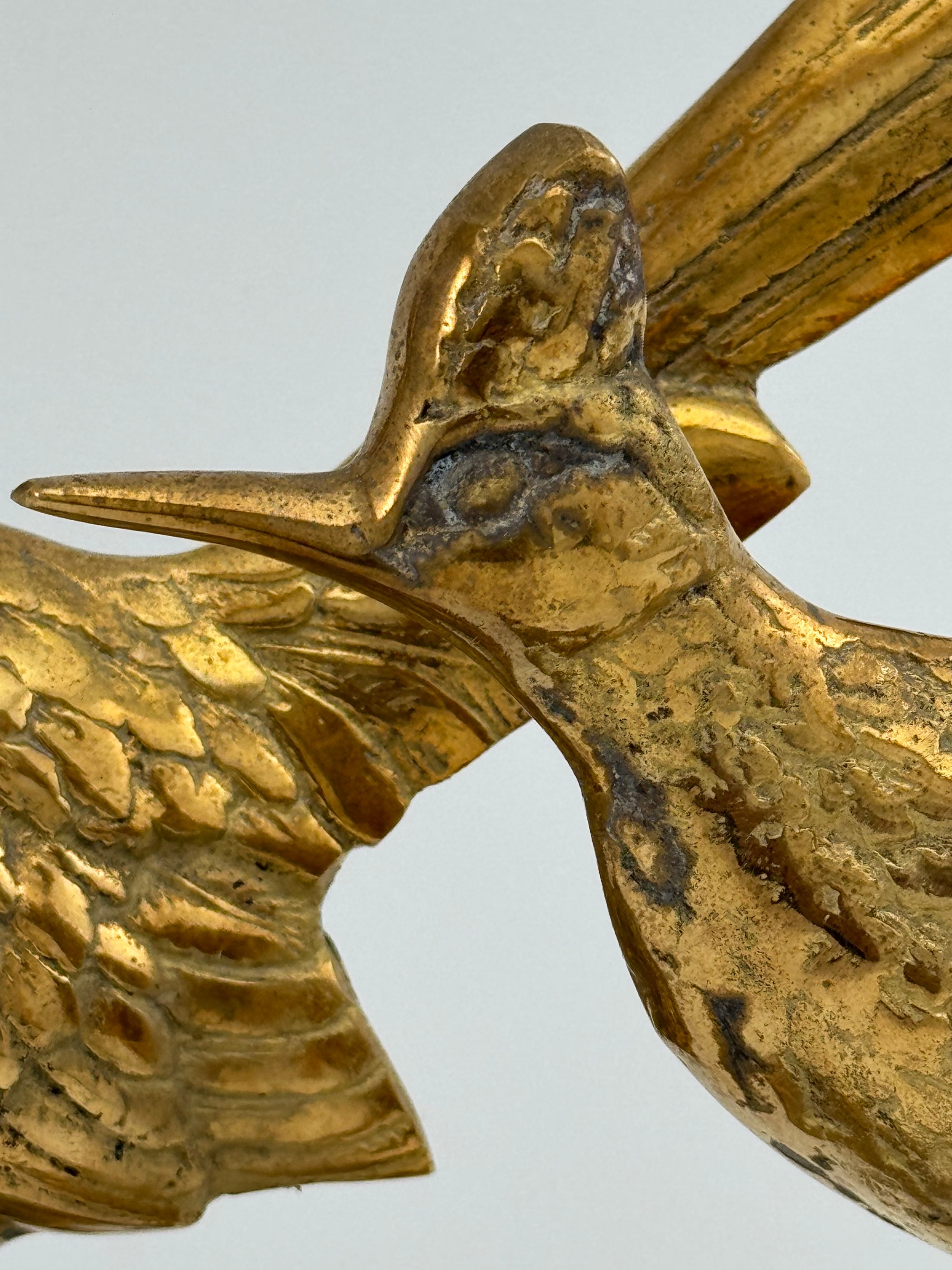 Vintage Brass Roadrunner Pair – Sculptural Mid-Century Collectibles