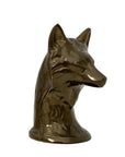 Vintage Brass Wolf Coin/Wish Bank