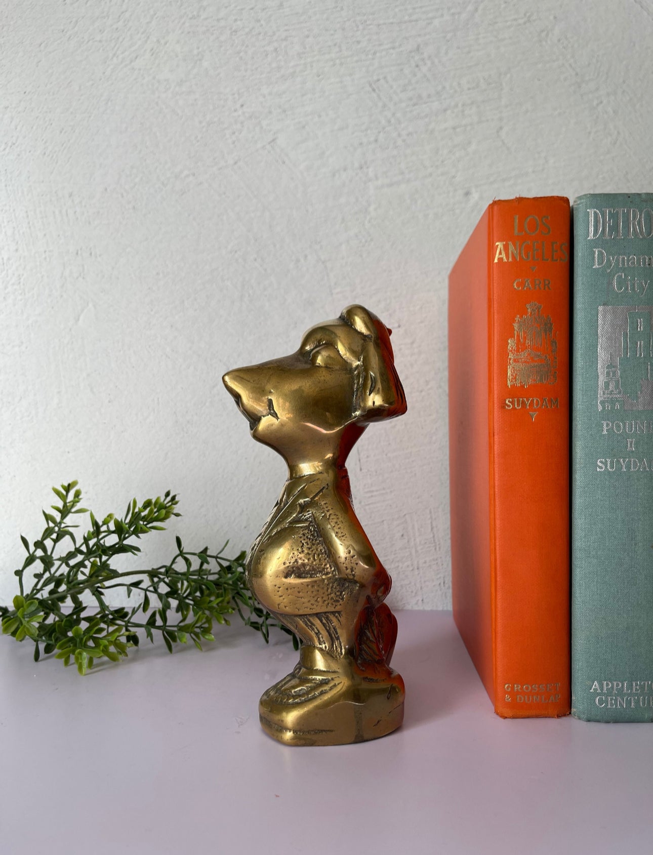 Vintage Brass Dapper Dog