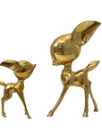 Vintage Brass Mama and Baby Deer or Big Sister Little Sister– The Golden Bond