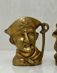 Small Vintage Brass Pirate Cups - A Pair