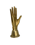 Vintage Brass Hand Sculpture – Mid-Century Modern Jewelry Display or Art Accent