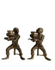 Vintage Brass Monkey Candle Holders