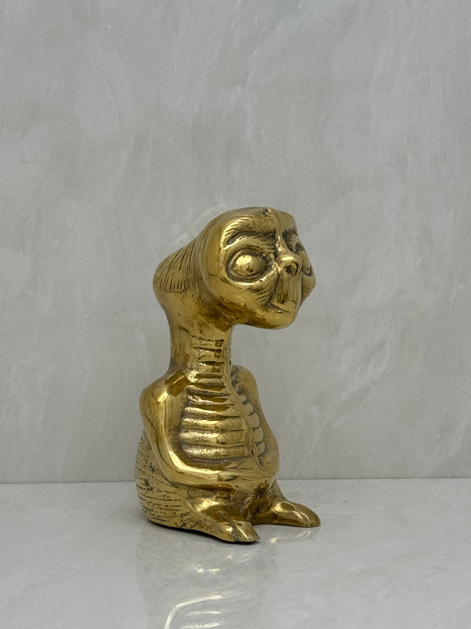 Vintage Brass E.T. Figurine