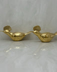 Vintage brass Birds-A Pair