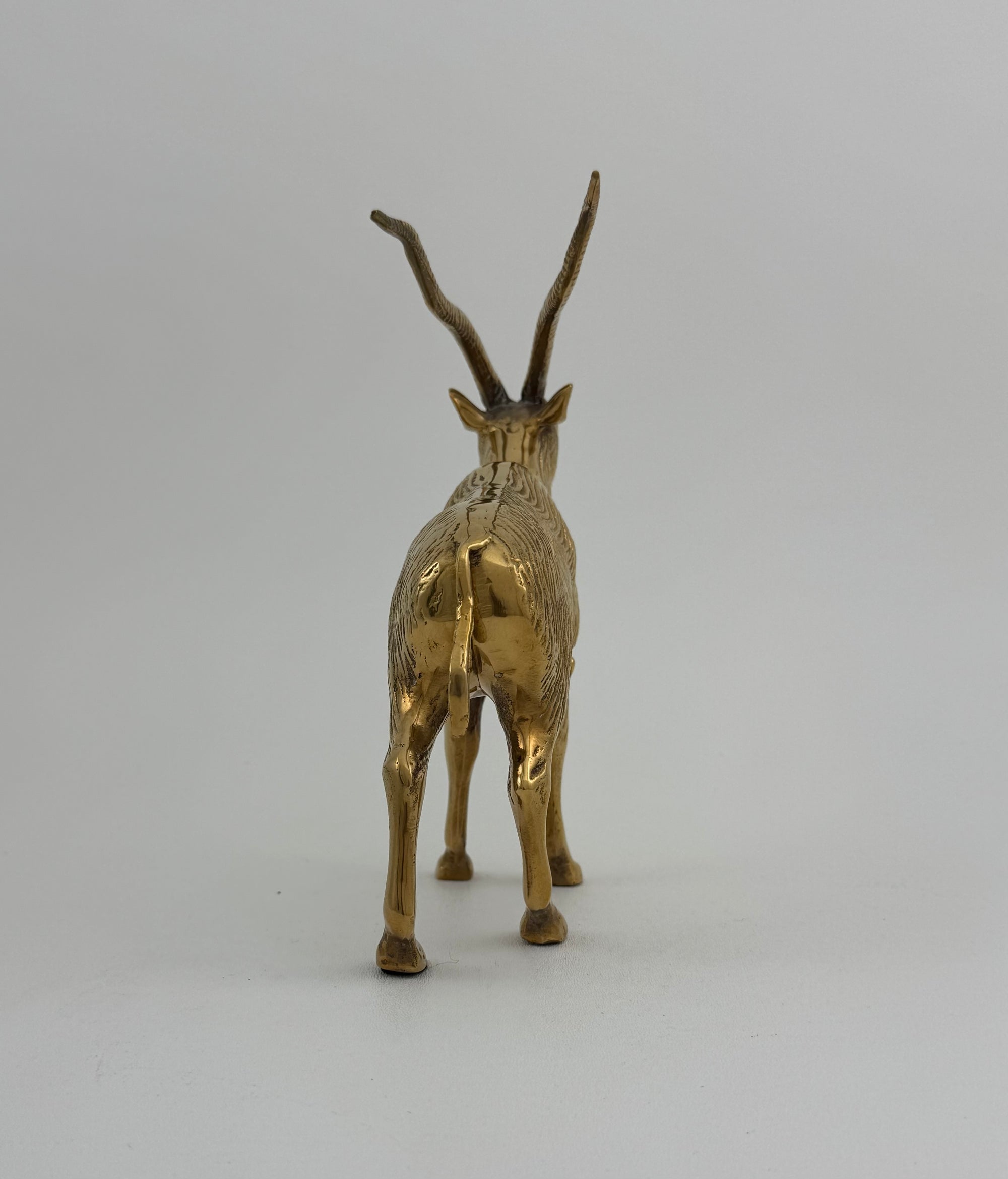 Vintage Brass Antelope